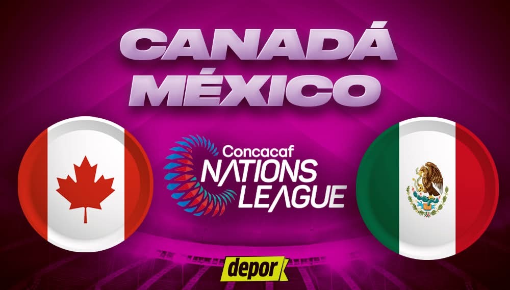 México y Canadá se enfrentan por la semifinal de la Liga de Naciones Concacaf. (Diseño: Christian Marlow)