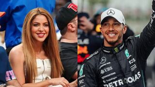 Lewis Hamilton captado junto a bella mujer que no es Shakira