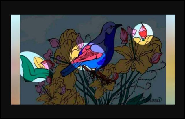 Solución del reto visual: aquí se encuentran el pie, el arpa y el corazón. (Foto: Genial.Guru)