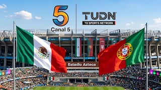 TUDN y Canal 5 televisaron el México 0-0 Portugal por amistoso FIFA 2026