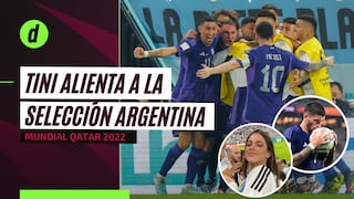 Mundial Qatar 2022: Tini Stoessel alienta a la Selección Argentina e hinchas la llaman el “amuleto”