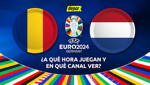 Rumanía y Países Bajos juegan por los octavos de final de la Eurocopa 2024. (Diseño: Depor).