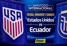 Canal confirmado de Ecuador vs. Estados Unidos: horarios de TV por amistoso