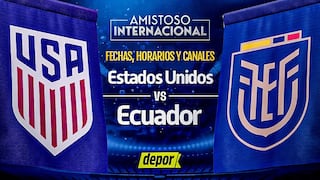 Canal confirmado de Ecuador vs. Estados Unidos: horarios de TV por amistoso