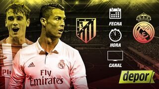 Real Madrid vs. Atlético de Madrid: hora y canal del derbi de Liga Santander
