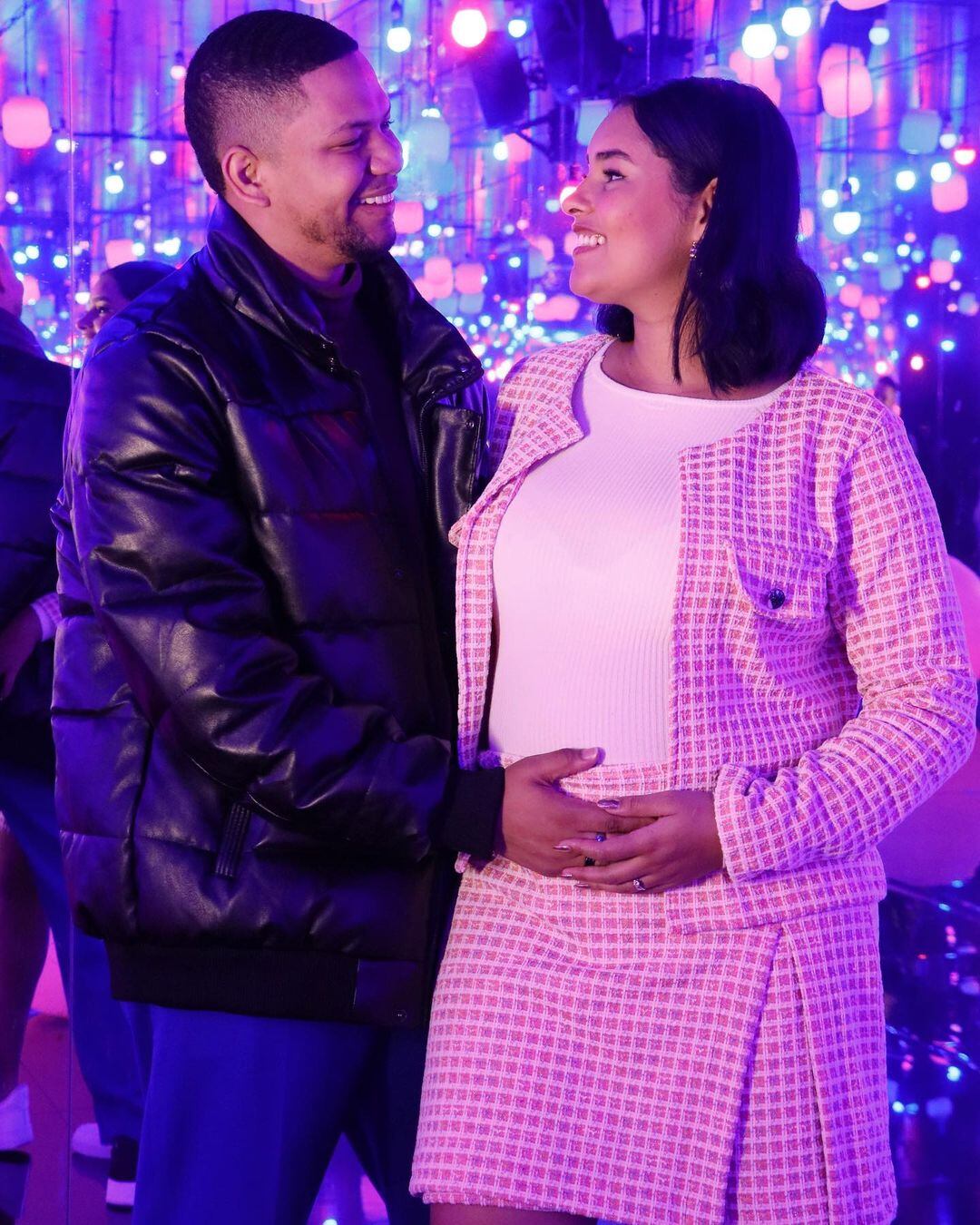 Pedro Henrique junto a su esposa Suillan Barreto cuando estaba embarazada (Foto: Pedro Henrique / Instagram)
