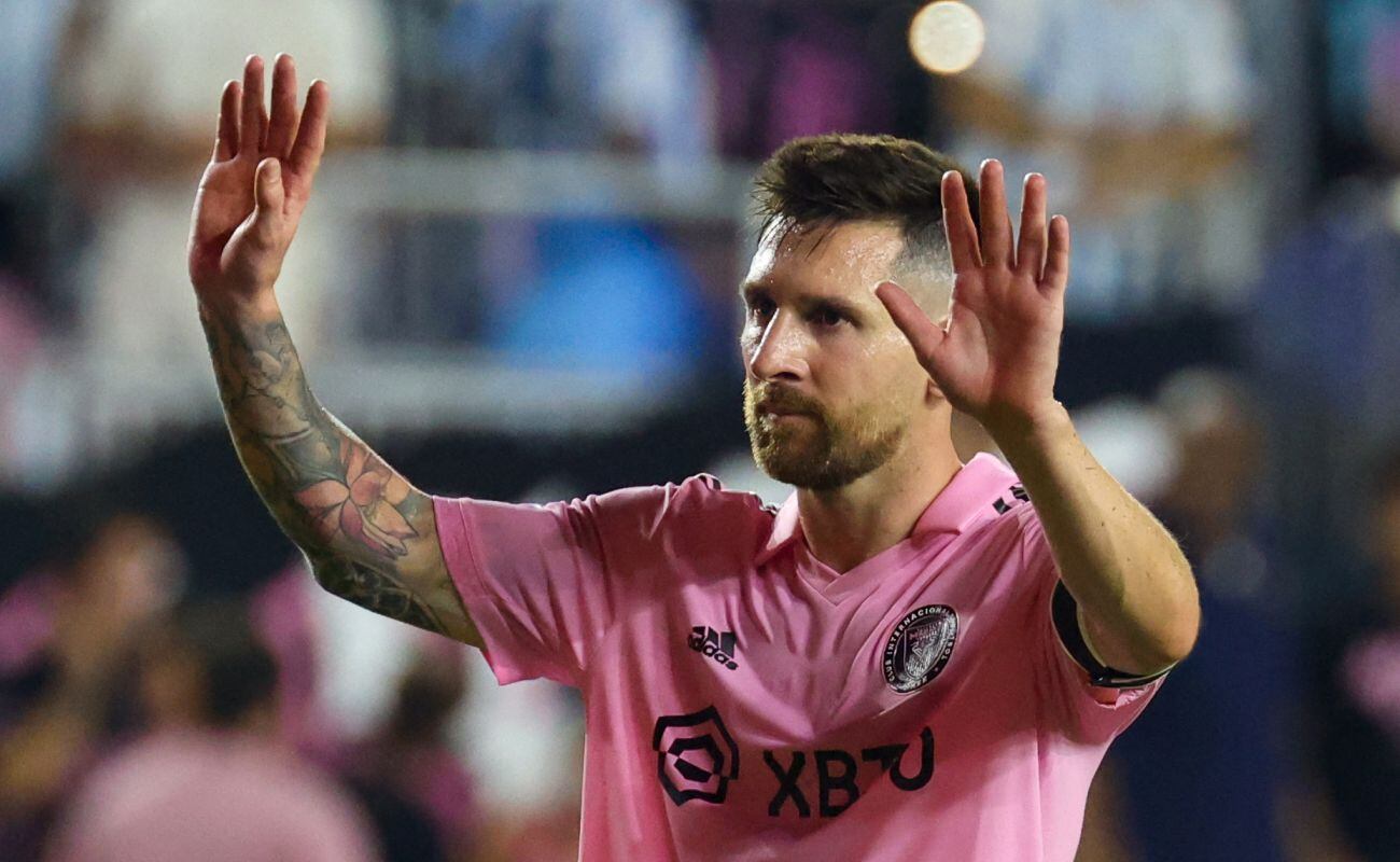 Físicamente Messi no está al 100% y es duda en el Inter Miami. (Foto: AFP)