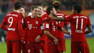 Bayern Munich derrotó 3-1 al Augsburgo con doblete de Lewandowski