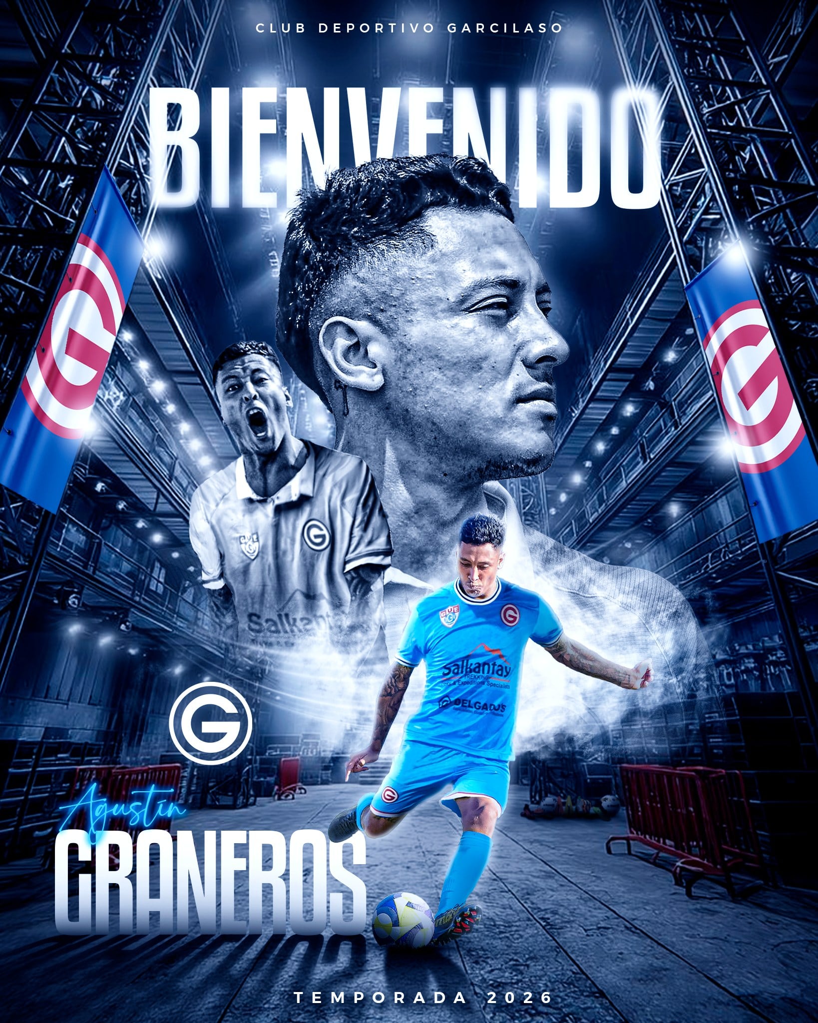 Agustín Graneros jugará en Deportivo Garcilaso. (Foto: Deportivo Garcilaso)