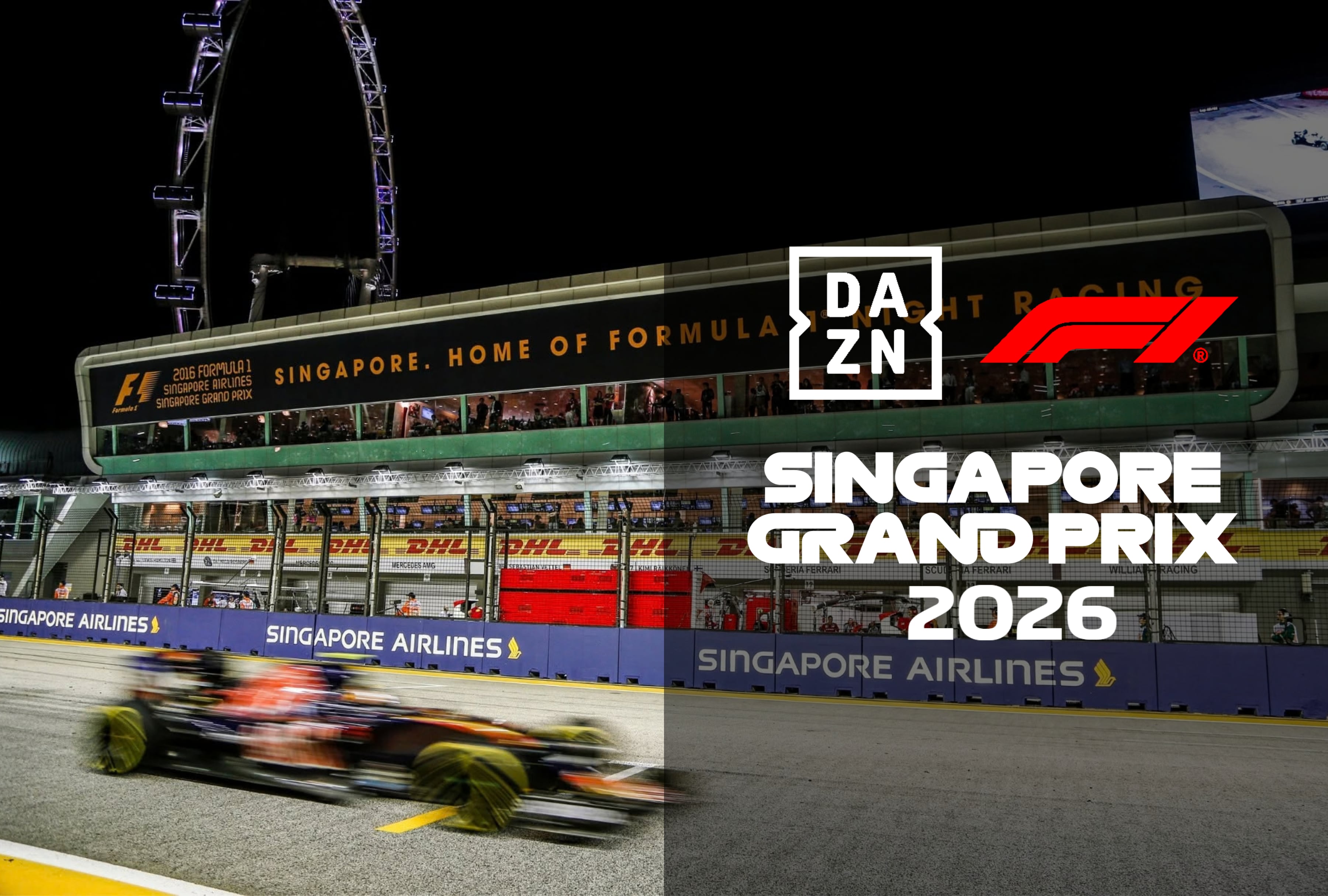 DAZN F1 EN DIRECTO — dónde televisan carrera del GP de Singapur 2026 por TV y Streaming Online en España