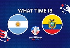 What time is the kick-off for Argentina vs Ecuador? Check out the start-time