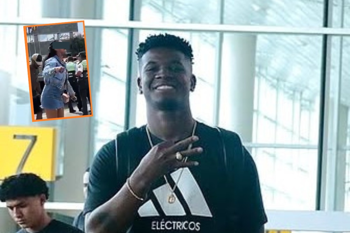 Washington Corozo pasó un mal momento en el aeropuerto. (Redes sociales)