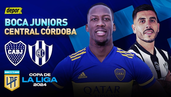 Boca Juniors vs. Central Córdoba chocan EN VIVO este miércoles por la Liga Argentina. (Foto: Diseño Depor)