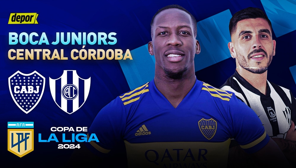 Boca Juniors vs. Central Córdoba chocan EN VIVO este miércoles por la Liga Argentina. (Foto: Diseño Depor)