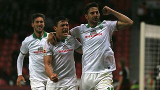 Con triplete de Pizarro: Werder Bremen ganó 4-1 a Leverkusen por Bundesliga