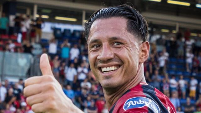 Buena, ‘Bambino’: Cagliari celebra así el estreno de Gianluca Lapadula con gol