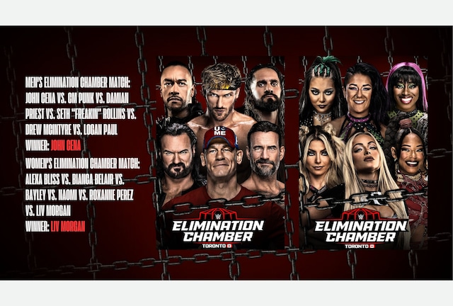 The men’s Elimination Chamber match boasts a star-studded lineup of former champions, and the women's Elimination Chamber match is stacked with top-tier talent. | Photo by WWE / Depor