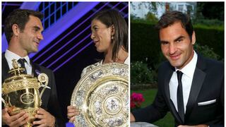 Se metió unas copas: Roger Federer tuvo alocado festejo tras ganar su octavo título en Wimbledon [FOTOS]