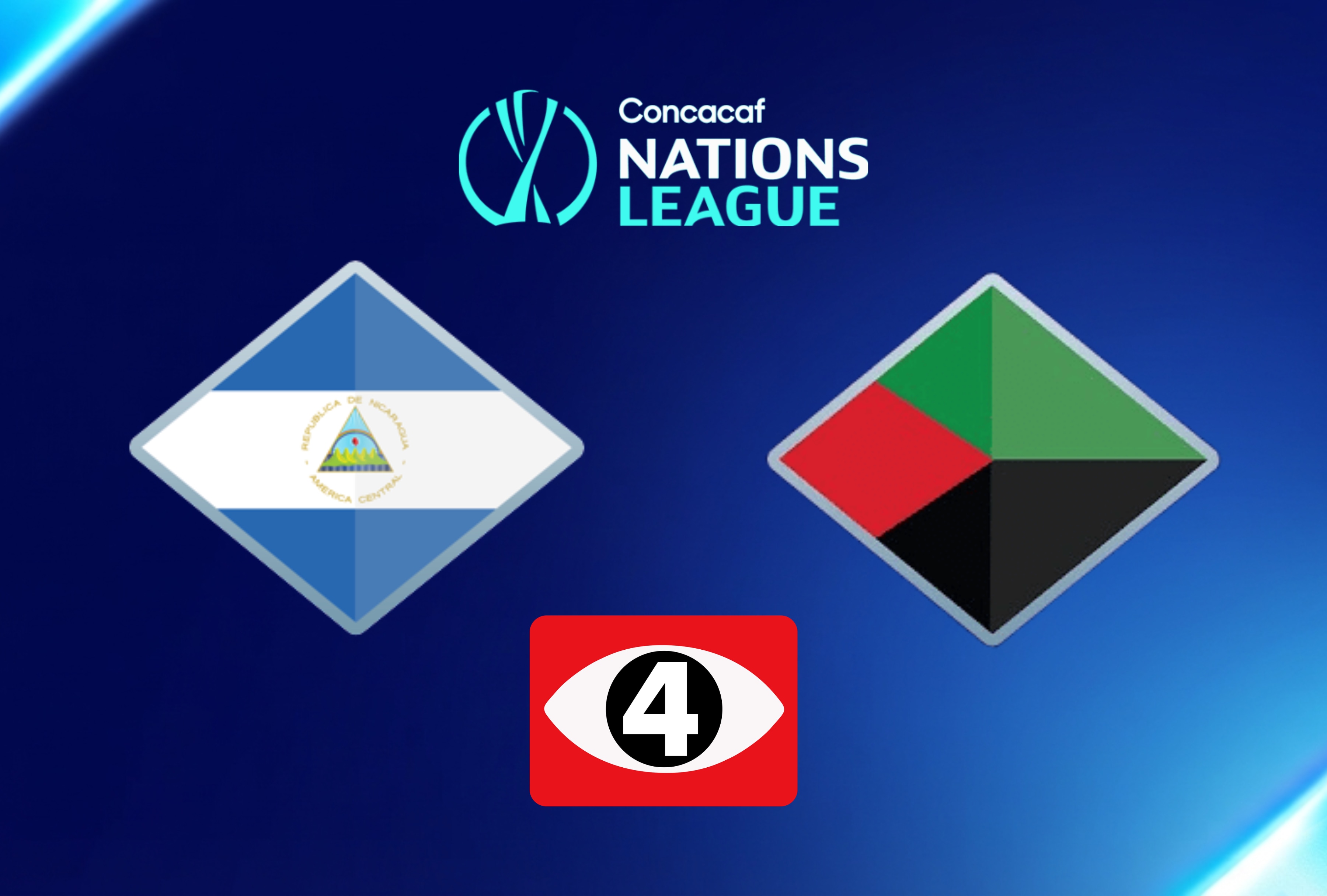 El Salvador y Martinica protagonizarán un duelo imperdible por la Nations League con transmisión en directo a través de Canal 4 TCS. | Crédito: concacaf.com / Composición Depor