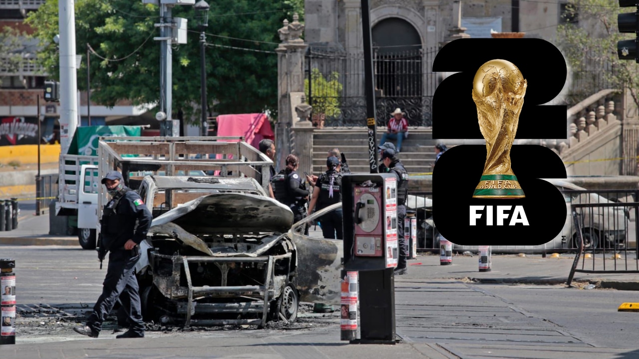Caos en Guadalajara tras muerte del ‘Mencho’ alerta a la FIFA por el Mundial 2026. (Foto: Crónica)
