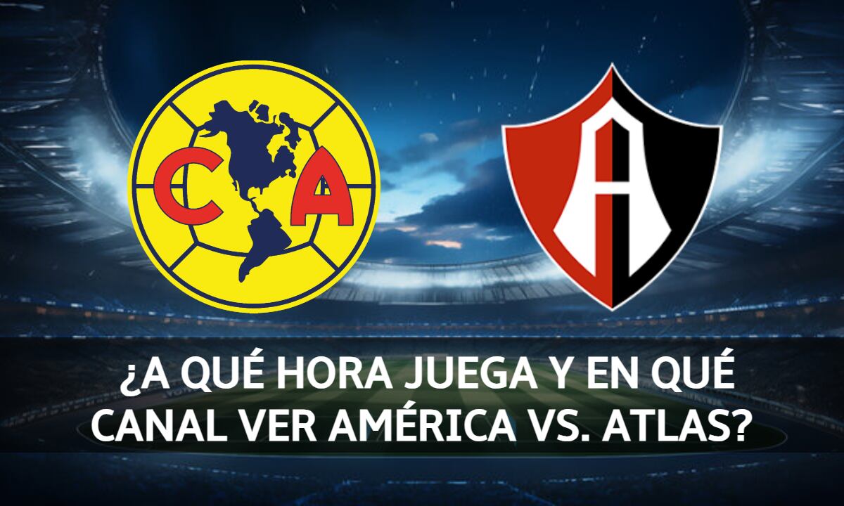 Conoce los horarios del partido América vs. Atlas EN VIVO y qué canales van a pasar la transmisión por Leagues Cup 2024. (Foto: Composición Depor)