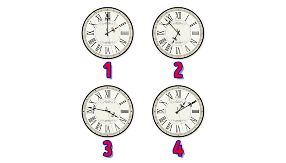 Acertijo visual: ¿puedes adivinar cuál de estos relojes es diferente al resto en menos de 8 segundos? (Foto: GenialGuru).