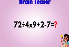 Con este reto matemático podrás comprobar cuál es tu nivel intelectual