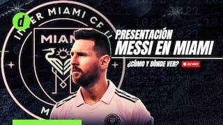 Messi en Inter Miami: fecha, horarios, canales de TV para ver la presentación