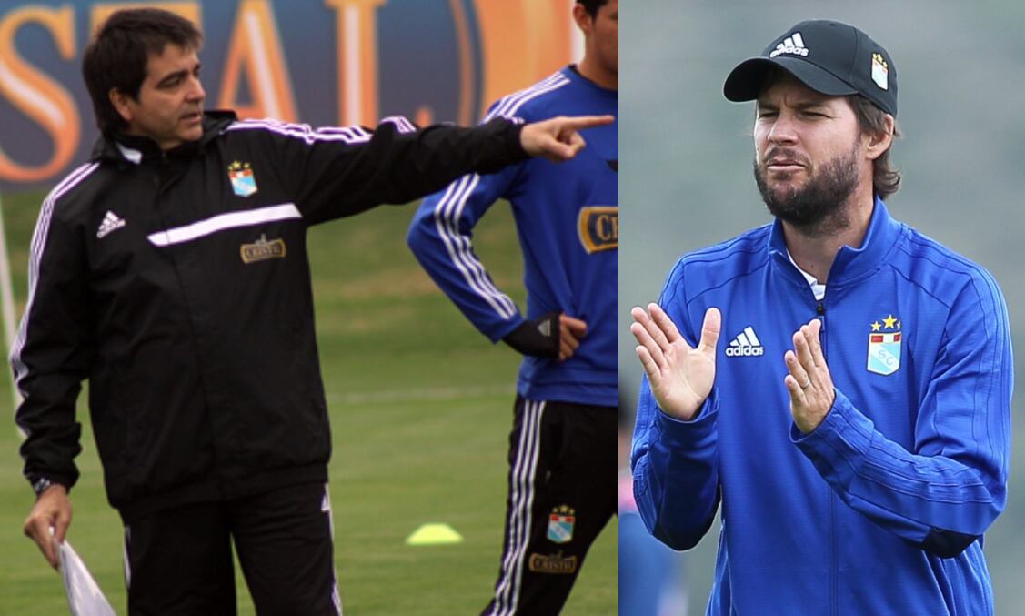 Claudio Vivas y Manuel Barreto en Sporting Cristal. | Foto: Composición Depor
