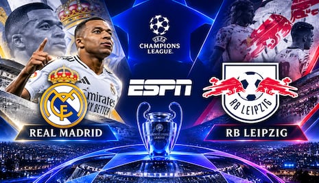 ESPN transmitió el partido Real Madrid 4-1 RB Leipzig por la UEFA Champions League 2026