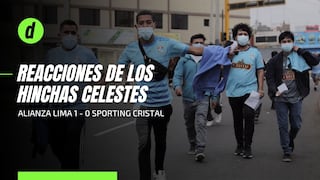 Alianza Lima 1-0 Sporting Cristal: la reacción de los hinchas rimenses tras la primera final