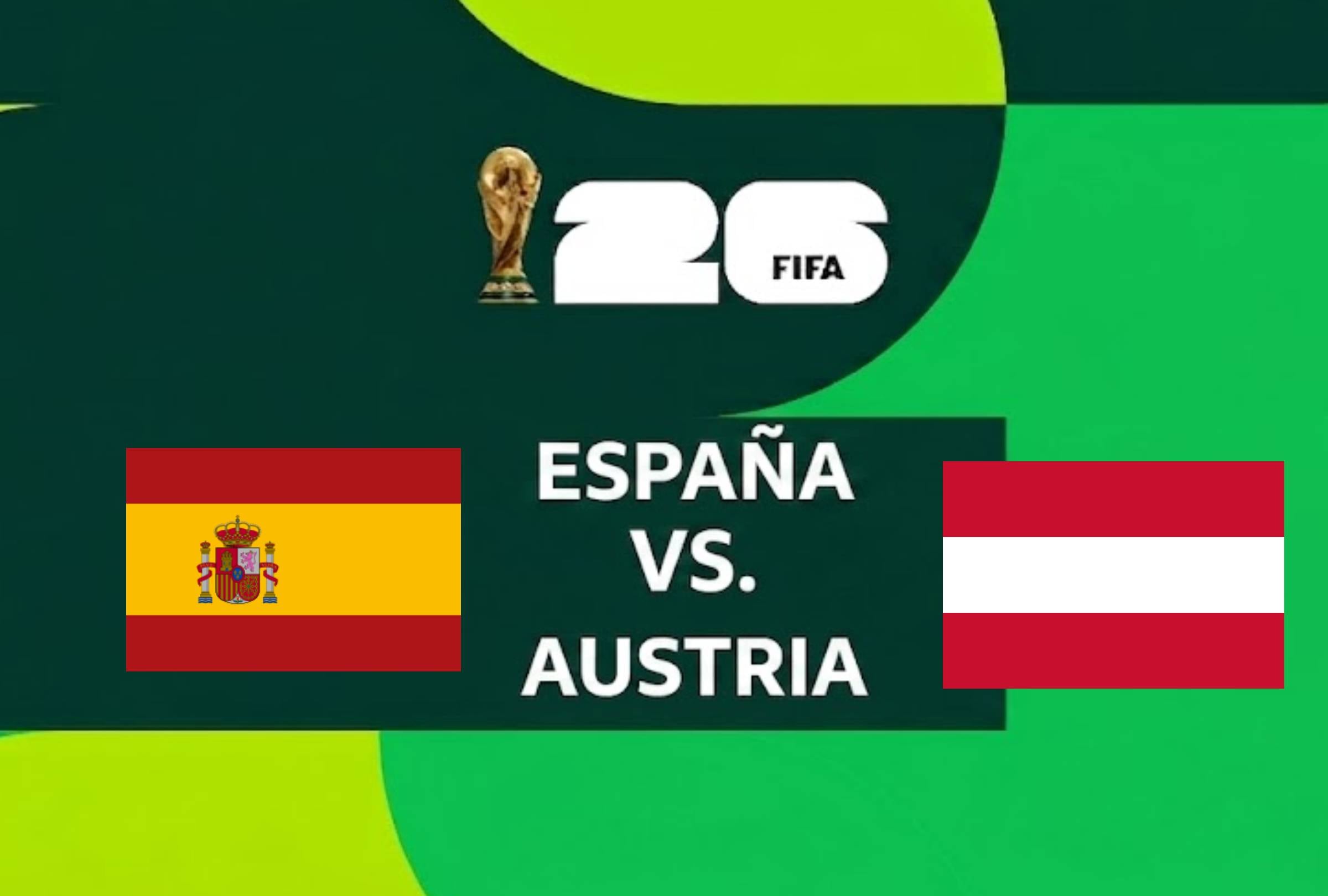 Los Ángeles, California (ESTADOS UNIDOS), 2/07/2026.- Horarios y canales para ver España vs. Austria por los 16avos de final del Mundial 2026. El compromiso se realizará en SoFi Stadium, Los Ángeles, Estados Unidos. Imagen creada por Gemini.