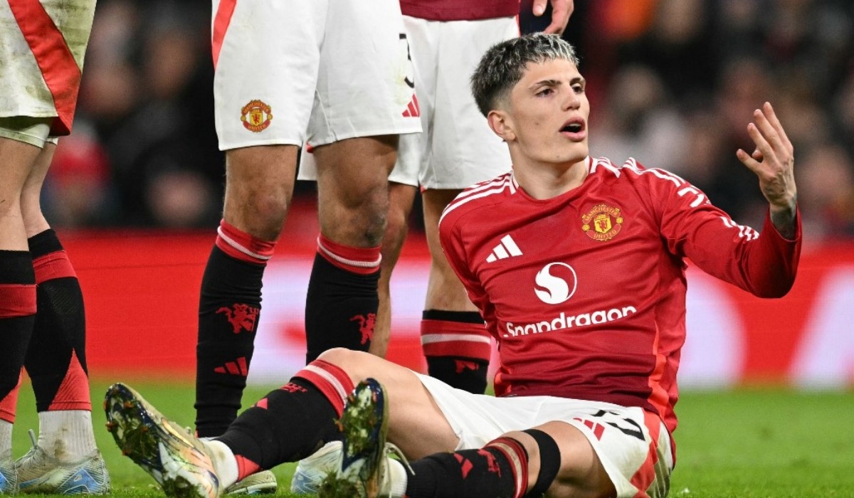 Alejandro Garnacho tiene 20 años. (Foto: AFP)