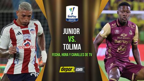 Junior vs. Tolima: canales de TV y horarios confirmados por la final de la Liga Betplay