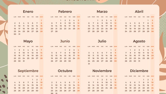 Conoce aquí si el próximo 29 de septiembre será feriado en Perú. (Foto: Freepik)