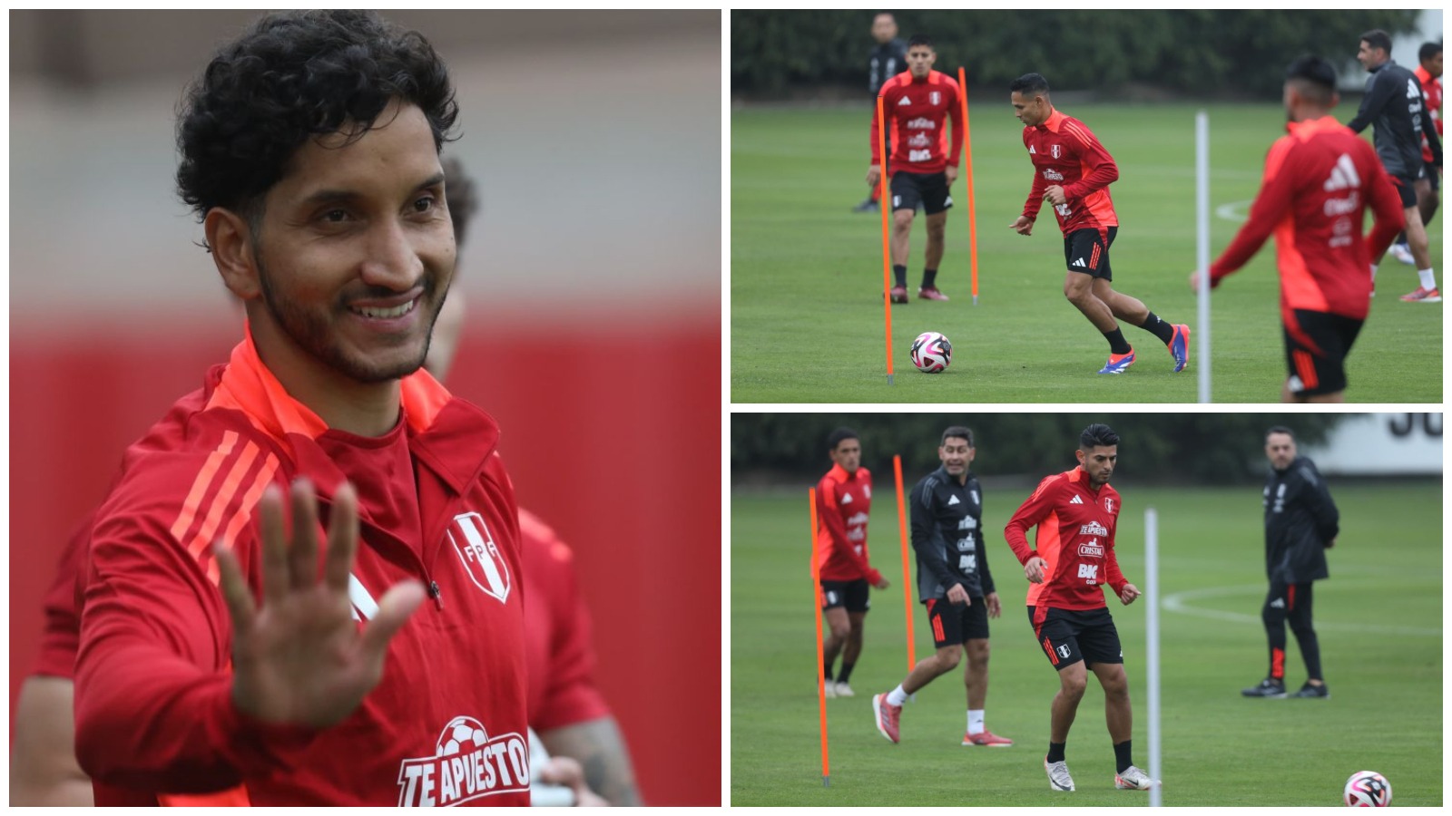 Así fue el primer día de entrenamiento de la Selección Peruana de cara a la fecha doble de septiembre por Eliminatorias. (Antonio Melgarejo/ @photo.gec)