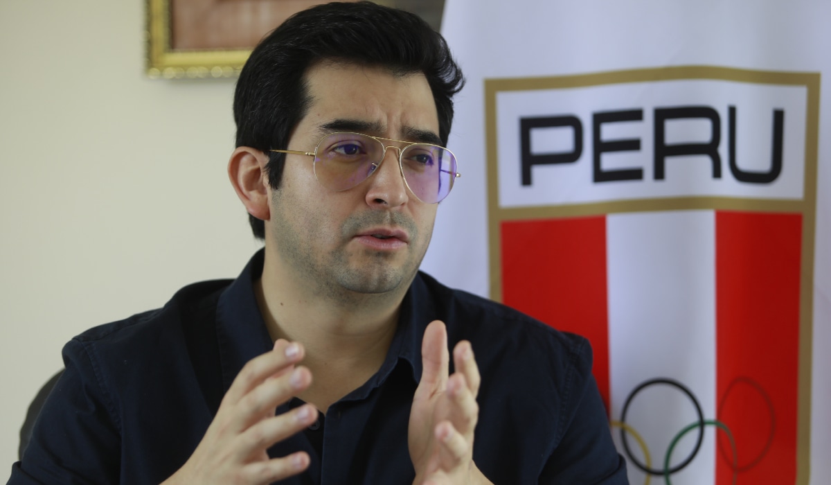 Renzo Manyari, presidente del Comité Olímpico Peruano. (Foto: Julio Reaño / GEC)