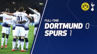 Tottenham venció 1-0 a Borussia Dortmund y avanzó a los cuartos de final de Champions League