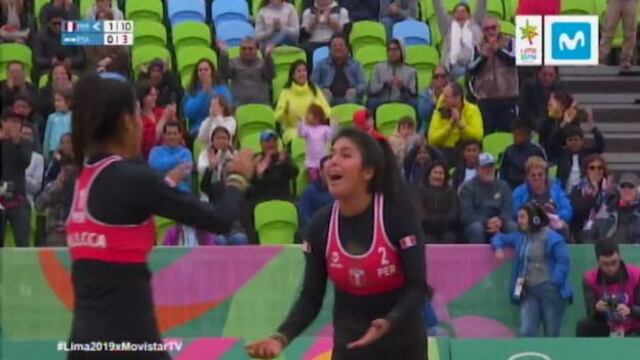 Gran salvada y puntazo: la dupla peruana de vóley playa dio cátedra en su debut en los Juegos Lima 2019 [VIDEO]