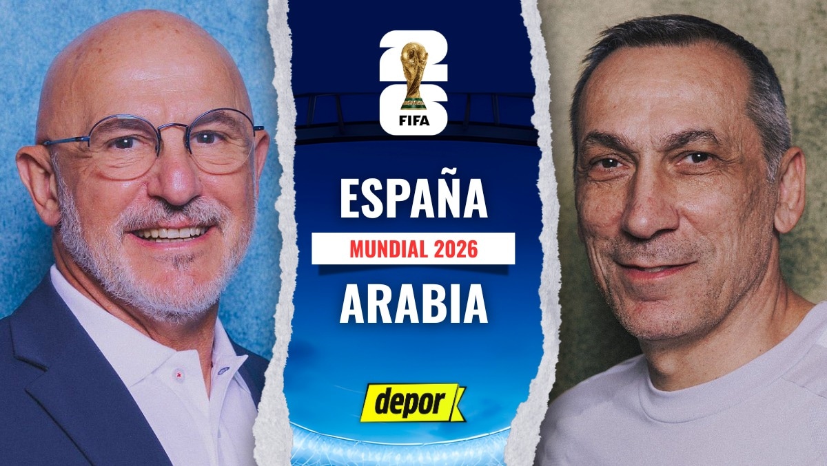 España vs. Arabia Saudita. (Diseño: Depor)