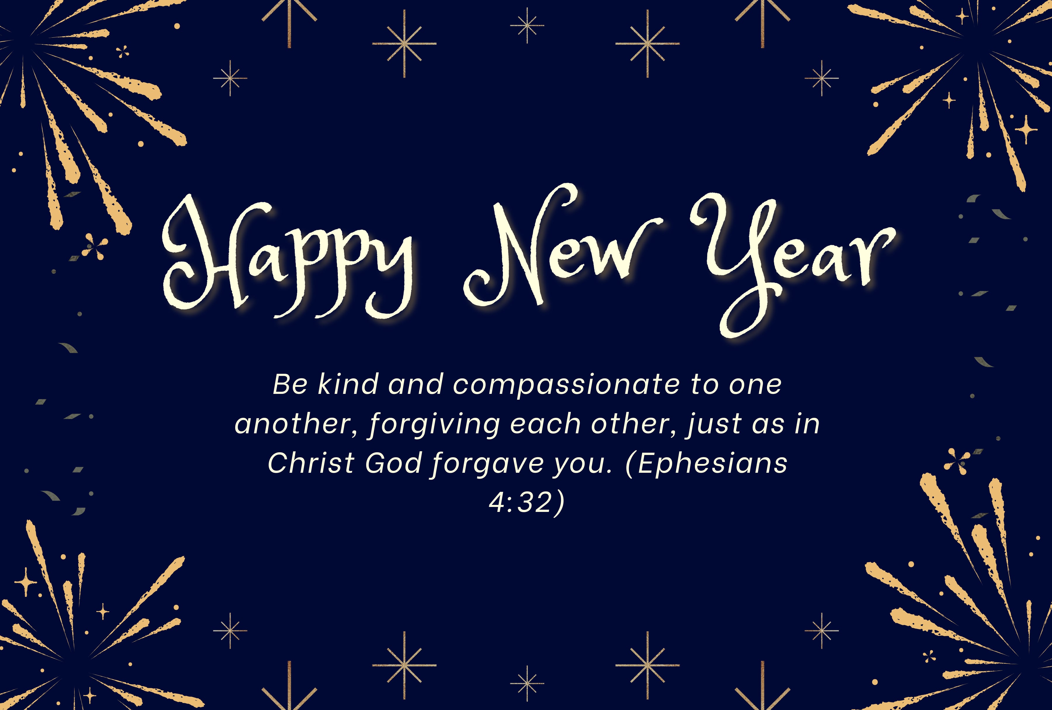 Be kind and compassionate to one another, forgiving each other, just as in Christ God forgave you. (Ephesians 4:32) | Photo by canva.com / Depor