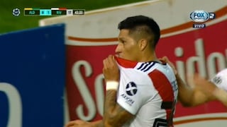 ¡Silenció Mar del Plata! Enzo Pérez anotó el 1-0 de River contra Aldosivi por Copa de Superliga [VIDEO]