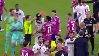 Cuatro expulsados, VAR y gol anulado: el dramático final del Juventus vs Salernitana [VIDEO]