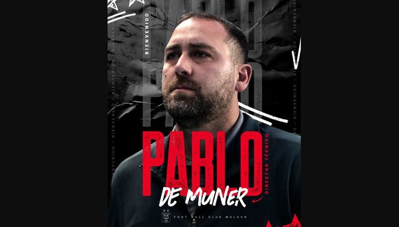 Pablo De Muner es el nuevo DT de Melgar. (Foto: @MelgarOficial)