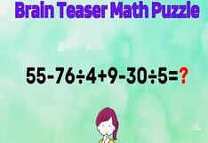 Te aseguro que no podrás resolver este reto matemático en solo 8 segundos