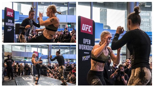 Siempre unidas: Valentina Shevchenko entrenó con su hermana Antonina previo al UFC 231