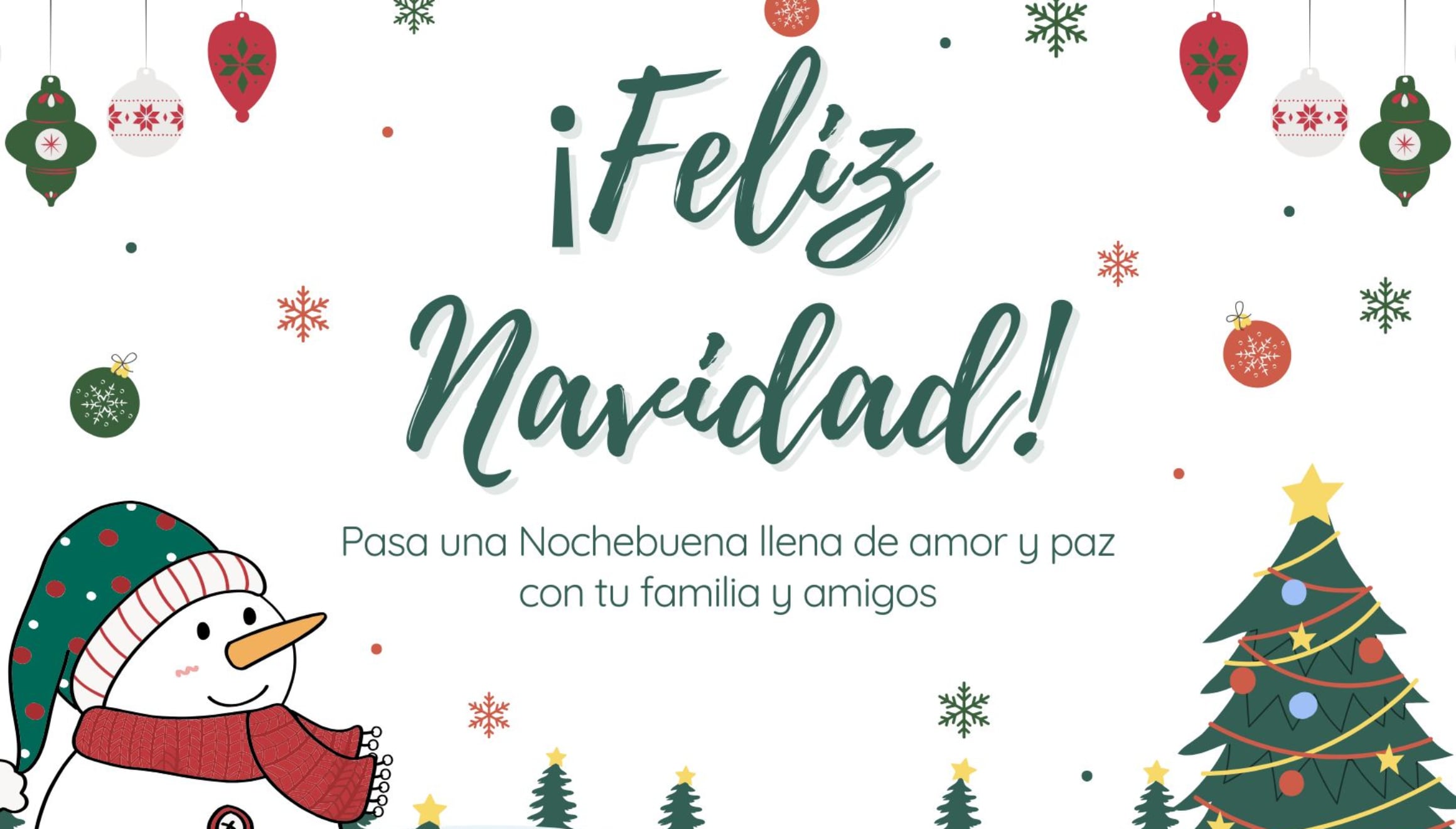 Gracias por ser una parte tan especial de mi vida. ¡Te deseo una Navidad llena de amor! (Foto: Canva.com)