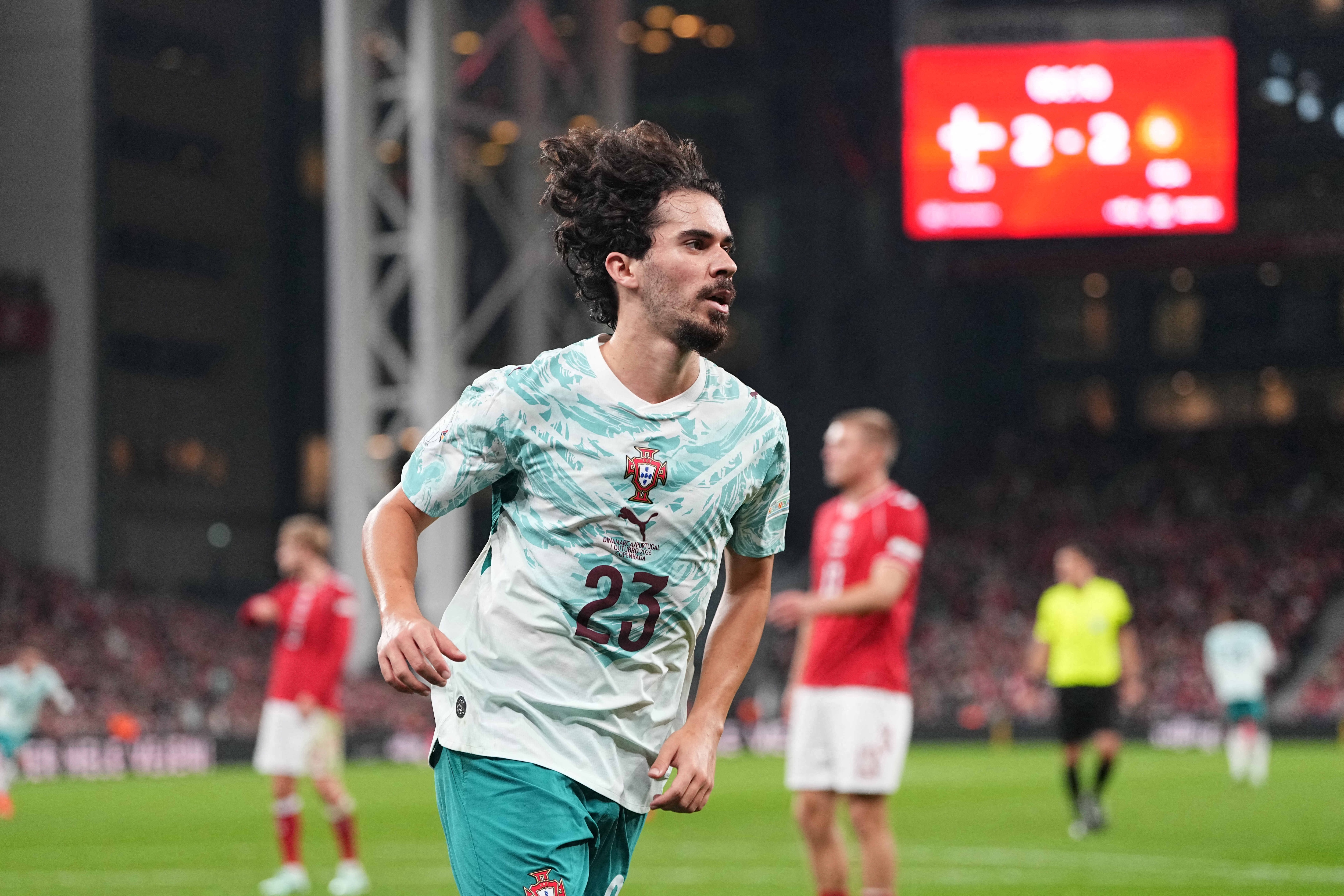 Portugal sin Cristiano le dio vuelta y gana 3-2 a Dinamarca por la UEFA Nations League (Foto: AFP)