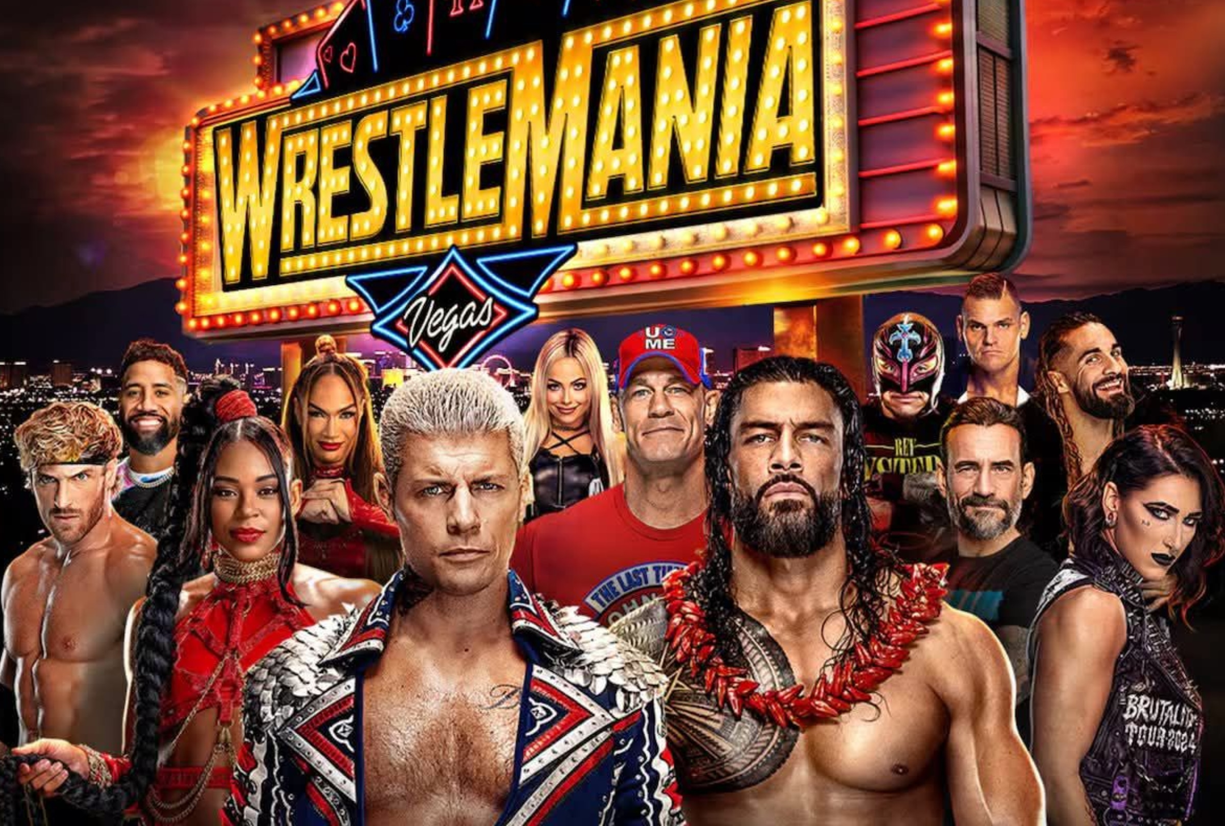 These are the schedules for the United States, Canada, the United Kingdom, and other countries around the world to watch WrestleMania 41 matches this Saturday, February 19 and Sunday, February 20, from Allegiant Stadium in Paradise, Nevada.