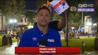 Pedro García se pronunció tras sufrir terrible baño pintura en plena transmisión [VIDEO]